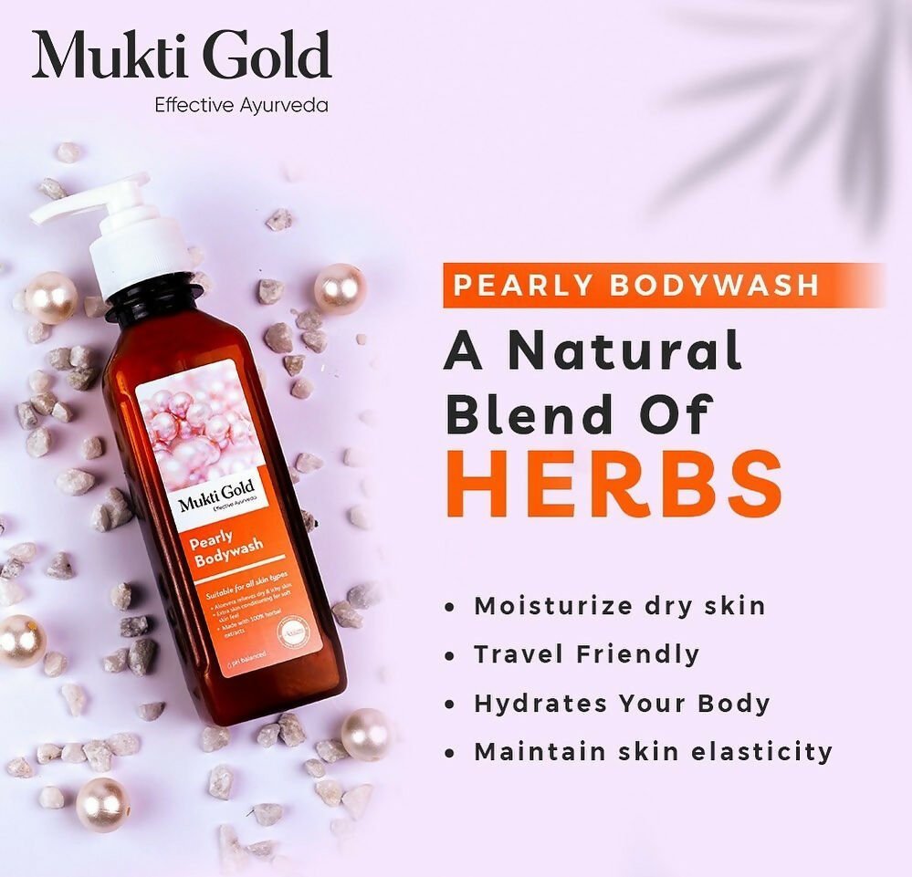 Axiom Mukti Gold Pearly Body Wash - Vamzn#