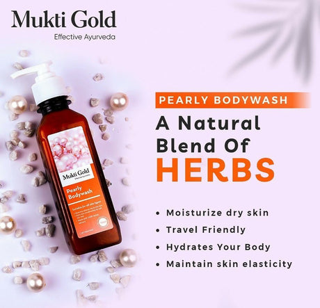 Axiom Mukti Gold Pearly Body Wash - Vamzn#