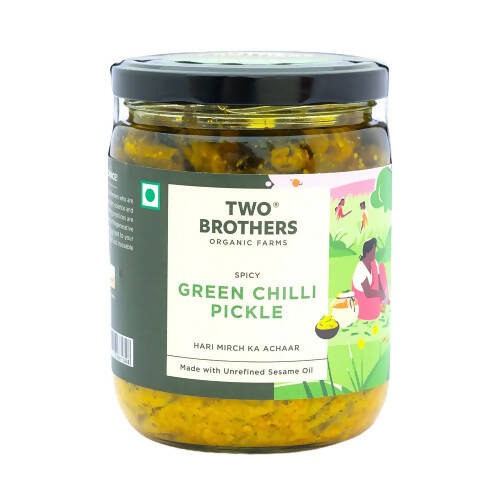 Two Brothers Organic Farms Spicy Green Chilly Pickle