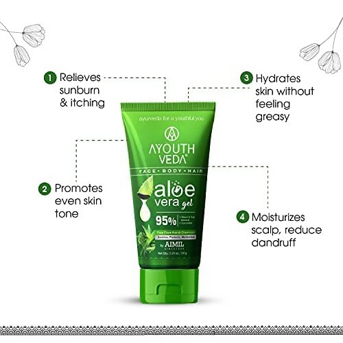 Ayouthveda Aloe Vera Face Gel - Vamzn#