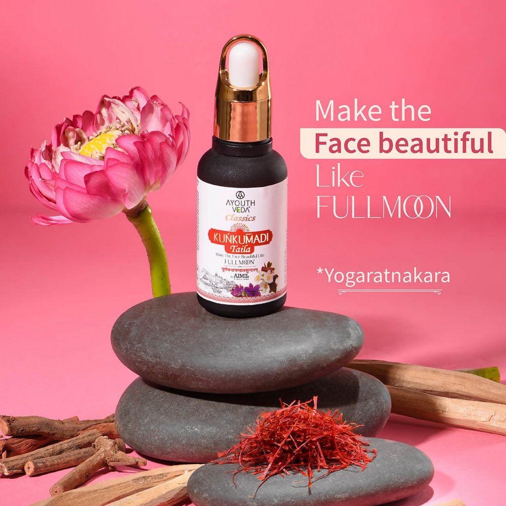Ayouthveda Kunkumadi Taila (Facial Oil) - Vamzn#