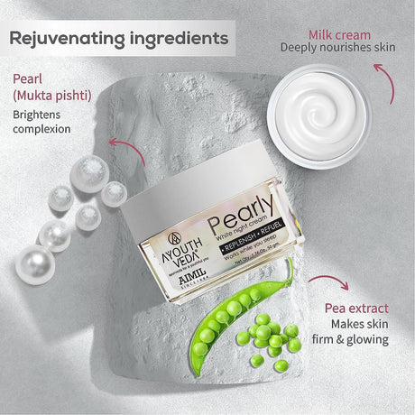 Ayouthveda Pearly White Night Cream - Vamzn#
