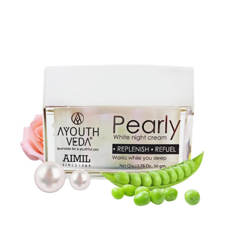 Ayouthveda Pearly White Night Cream - Vamzn#