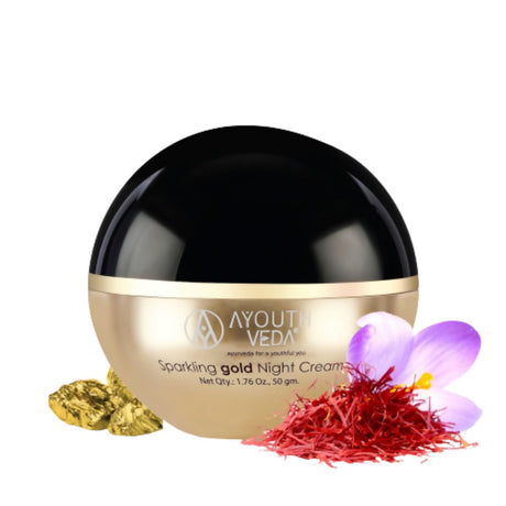 Ayouthveda Sparkling Gold Night Cream - Vamzn#