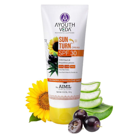 Ayouthveda Sunturn Cream With SPF 30 - Vamzn#