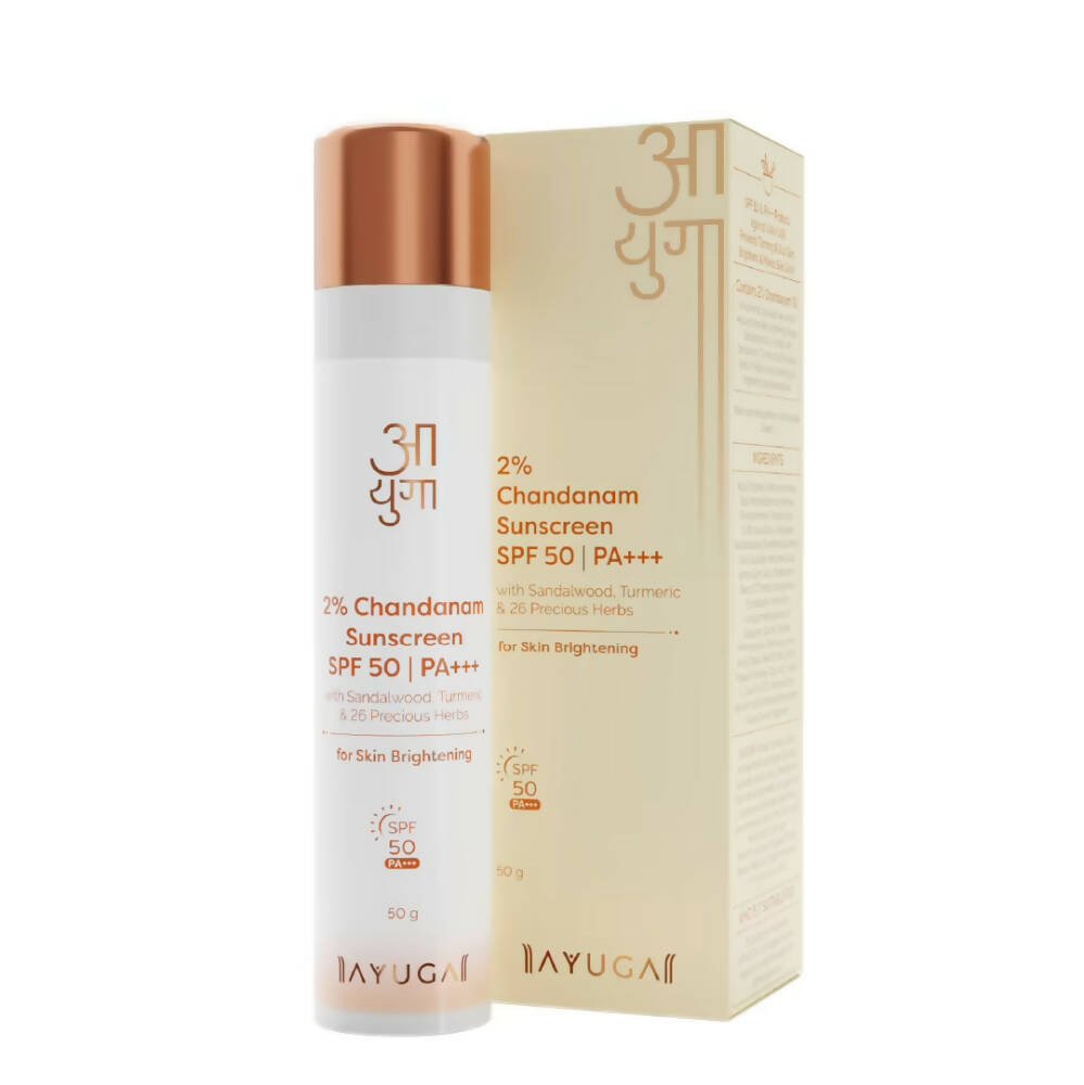 Ayuga 2% Chandanam Sunscreen SPF 50/PA+++ - Vamzn#