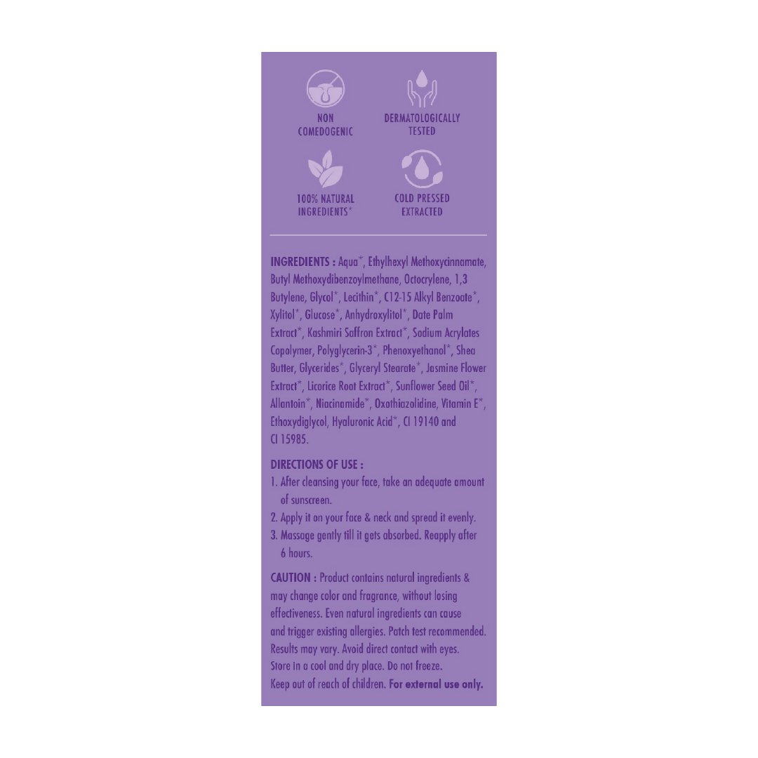 Ayuga Kashmiri Saffron Sunscreen - Vamzn#