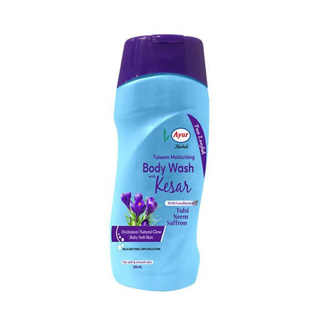 Ayur Herbals Tulseem Moisturizing Body Wash With Kesar - Vamzn#
