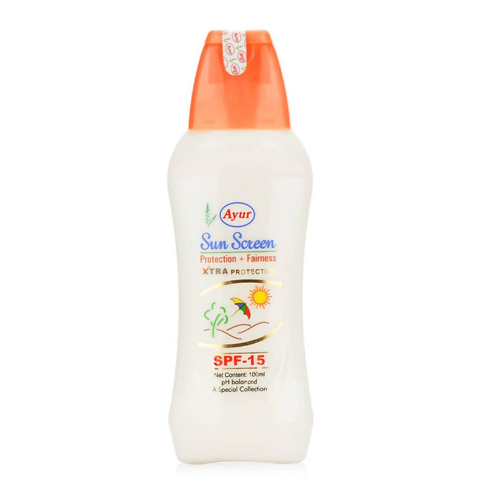 Ayur Sunscreen Lotion SPF 15 - Vamzn#