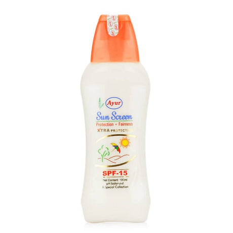 Ayur Sunscreen Lotion SPF 15 - Vamzn#
