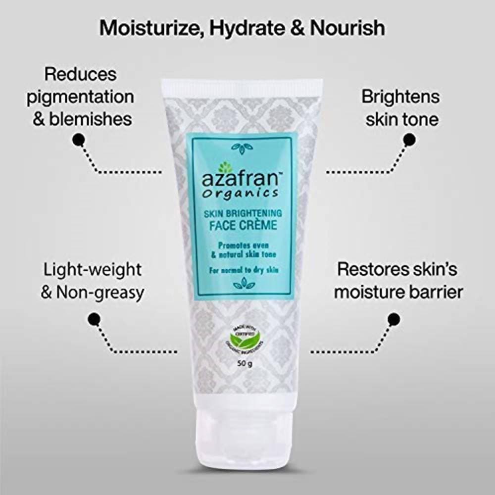 Azafran Organics Skin Brightening Face Cream - Vamzn#