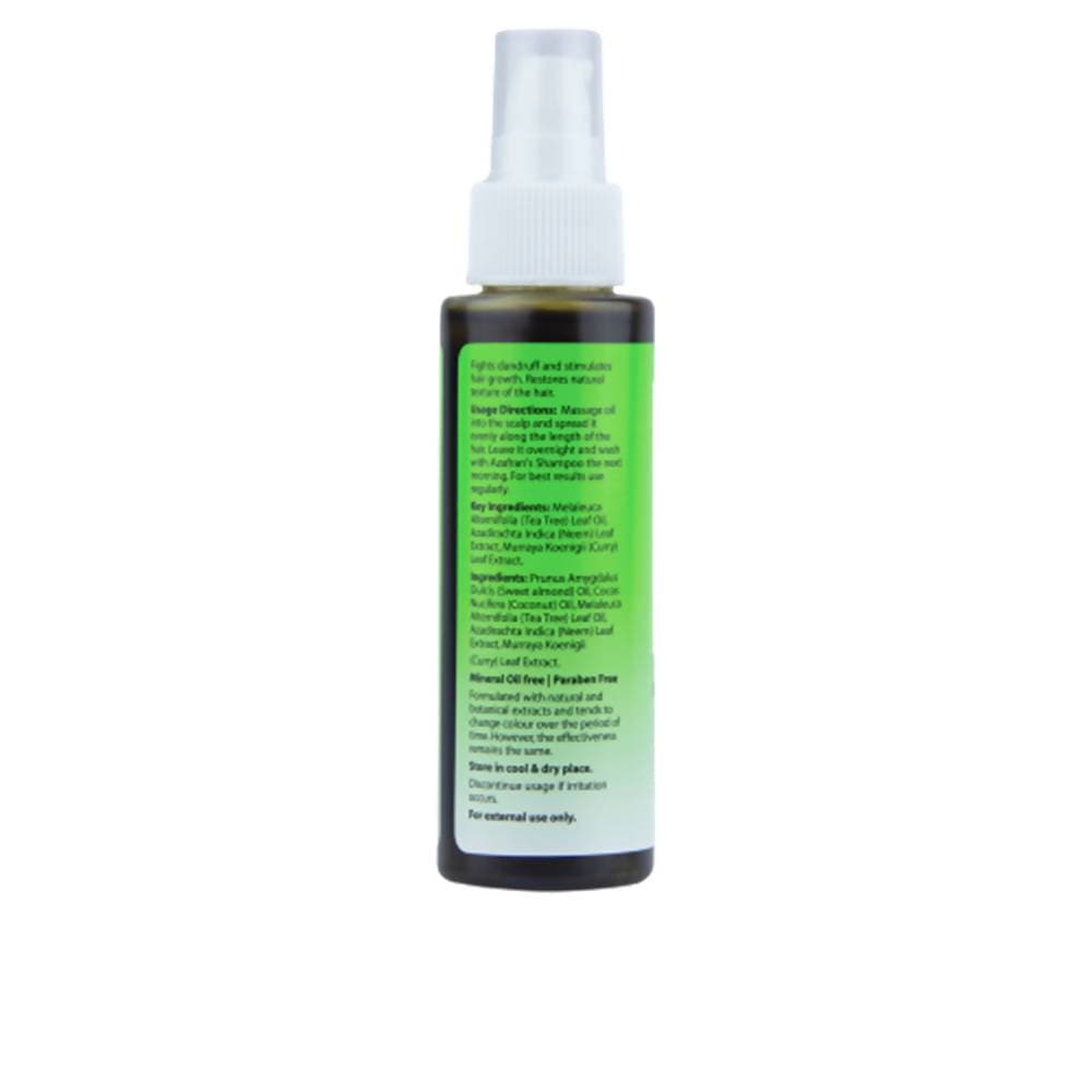 Azafran Organics Tea Tree Anti Dandruff Hair Oil - Vamzn#