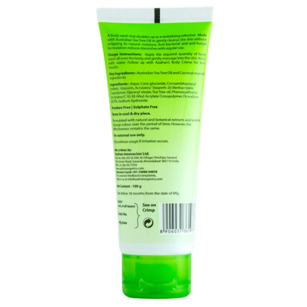 Azafran Organics Tea Tree Skin Clearing Body Wash - Vamzn#