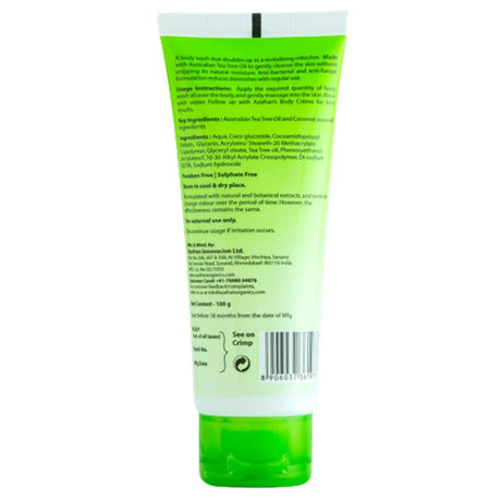 Azafran Organics Tea Tree Skin Clearing Body Wash - Vamzn#