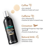 mCaffeine Naked & Raw Cappuccino Coffee Shampoo