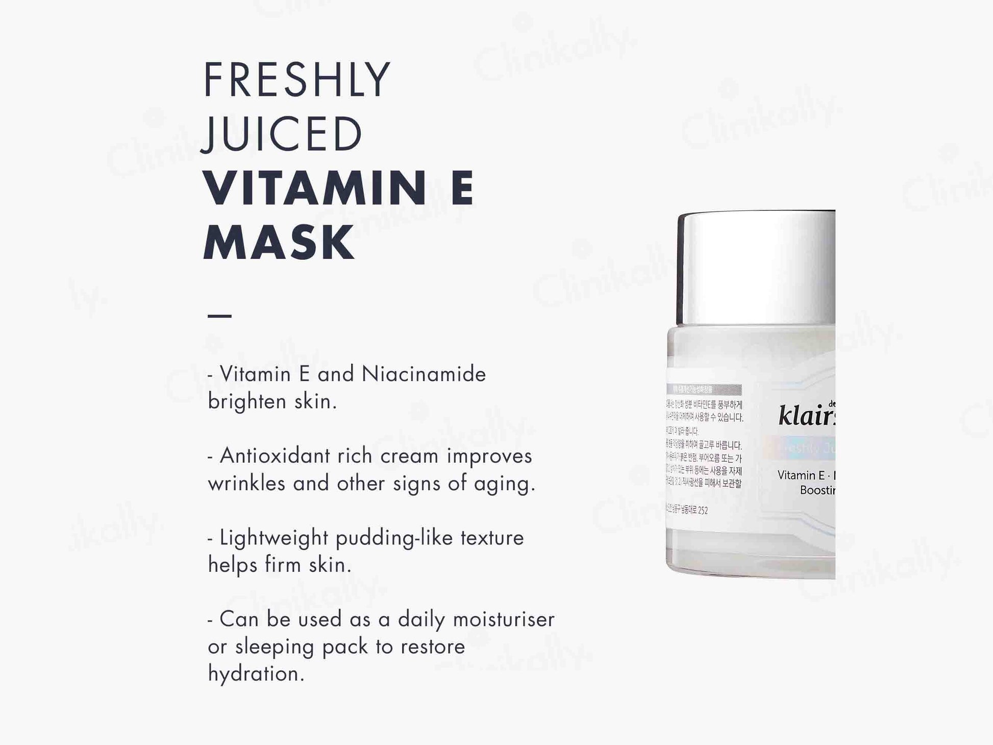 Klairs Freshly Juiced Vitamin E Mask