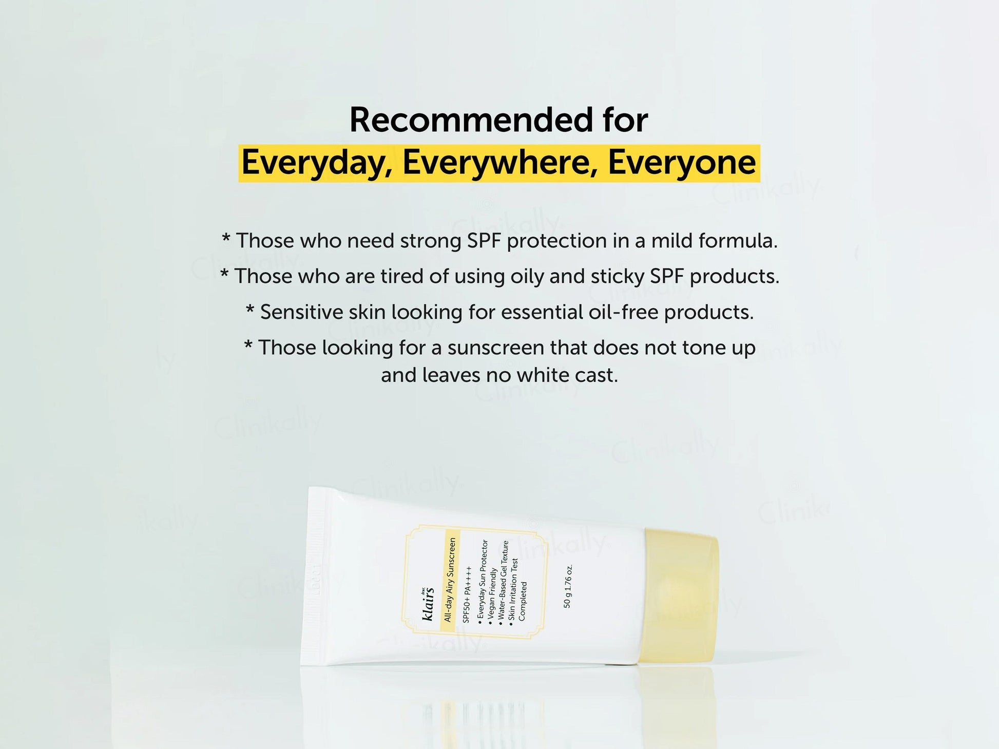 Klairs All-Day Airy Sunscreen SPF 50+ PA++++