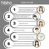 Nisha Henna Based Hair Color Natural Black