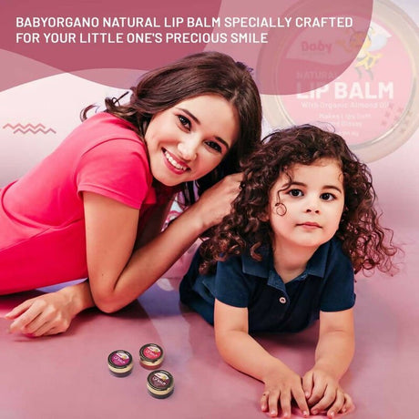 Babyorgano Natural Lip Balm - Beetroot Flavor - Vamzn#