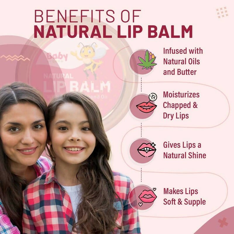Babyorgano Natural Lip Balm - Beetroot Flavor - Vamzn#