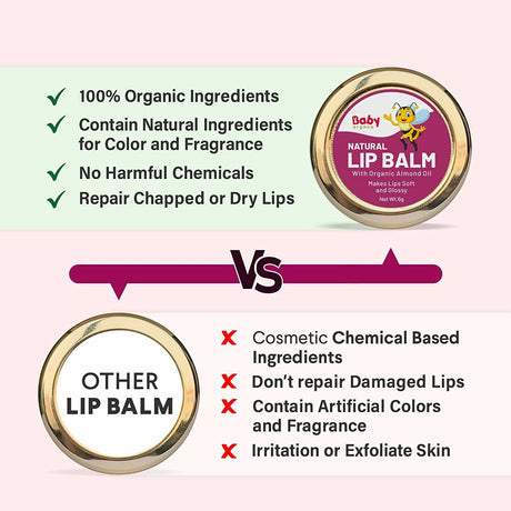 Babyorgano Natural Lip Balm - Chocolate Flavor - Vamzn#