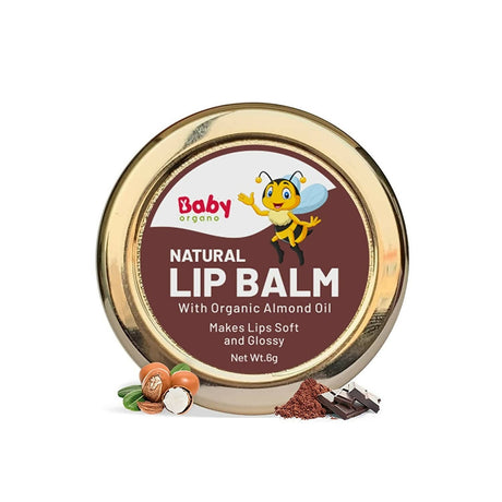 Babyorgano Natural Lip Balm - Chocolate Flavor - Vamzn#