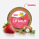 Babyorgano Natural Lip Balm - Strawberry Flavor - Vamzn#
