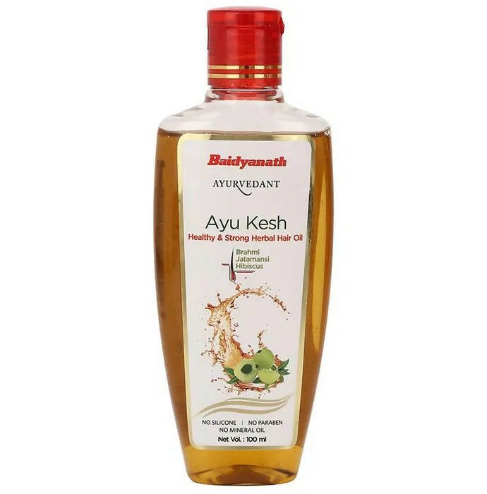 Baidyanath Jhansi Ayu Kesh Healthy And Strong Herbal Hair Oil - Vamzn#