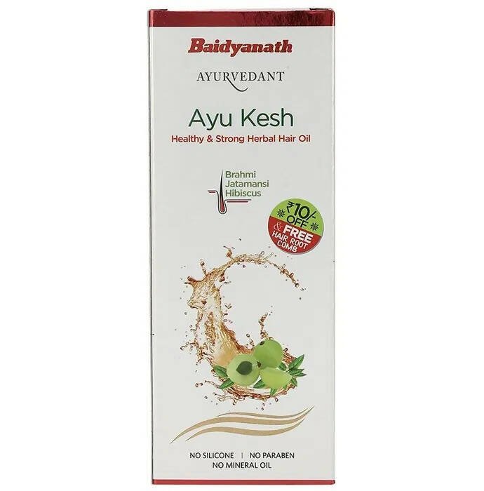 Baidyanath Jhansi Ayu Kesh Healthy And Strong Herbal Hair Oil - Vamzn#