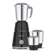 Bajaj GX - 1 Mixer Grinder 500 W|Superior Mixie For Kitchen|2 - in - 1 for Dry Grinding| Blade Function With Titan Motor|3 Stainless Steel Mixer Jars|1 Year Product Warranty By Bajaj|Black - Vamzn#