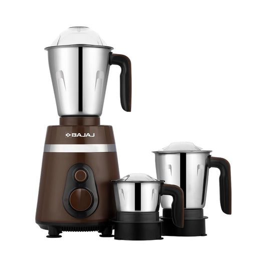 Bajaj Military Series Glamore 4 Jar 1000 Watts Mixer Grinder | 3 - Speed Control With Pulse Effect Mixie| 2 Years Warranty | Jet Black Powergrind - Vamzn#