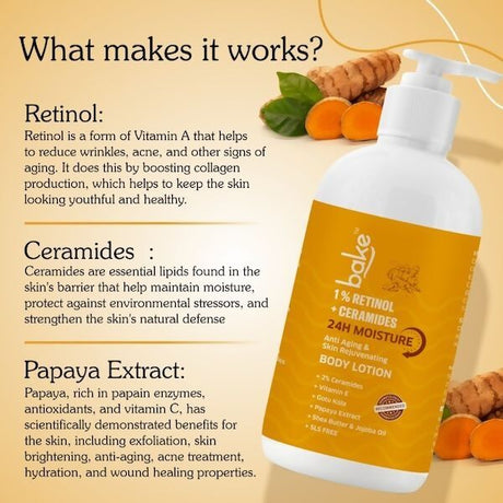 Bake 1% Retinol & Ceramides Body Lotion - Vamzn#