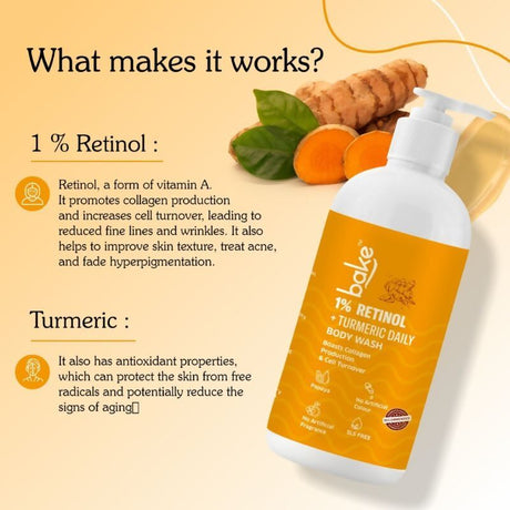 Bake 1% Turmeric Body Wash - Vamzn#