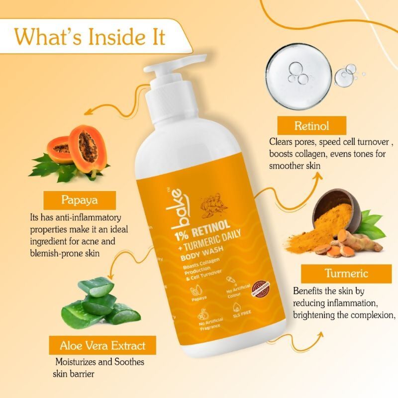 Bake 1% Turmeric Body Wash - Vamzn#
