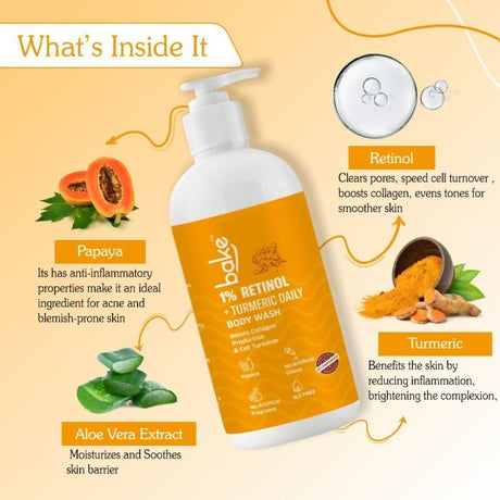 Bake 1% Turmeric Body Wash - Vamzn#