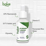 Bake 10% Niacinamide & Azelaic Acid Face Serum With Vitamin E - Vamzn#