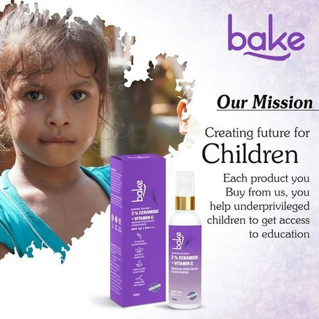 Bake 2% Ceramide + Vitamin C Sunscreen Spf 50 Pa+++ - Vamzn#