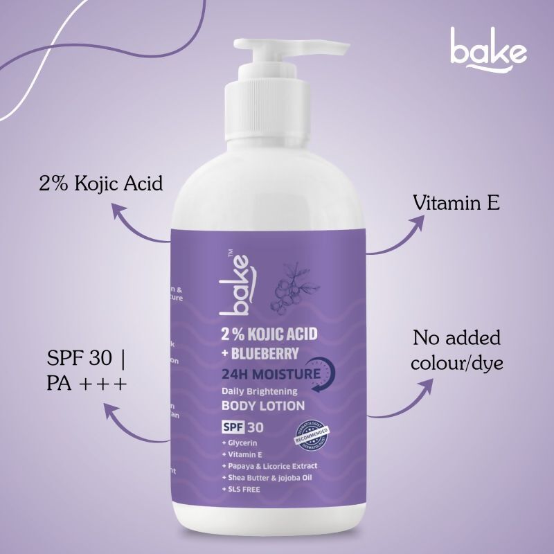 Bake 2% Kojic Acid Body Lotion SPF 30 - Vamzn#