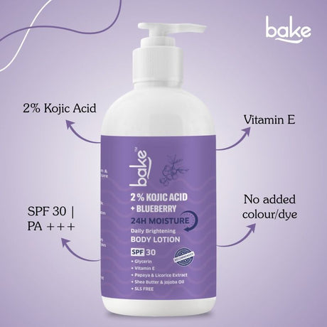 Bake 2% Kojic Acid Body Lotion SPF 30 - Vamzn#
