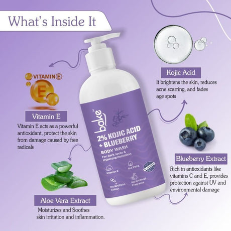 Bake 2% Kojic Acid Body Wash - Vamzn#