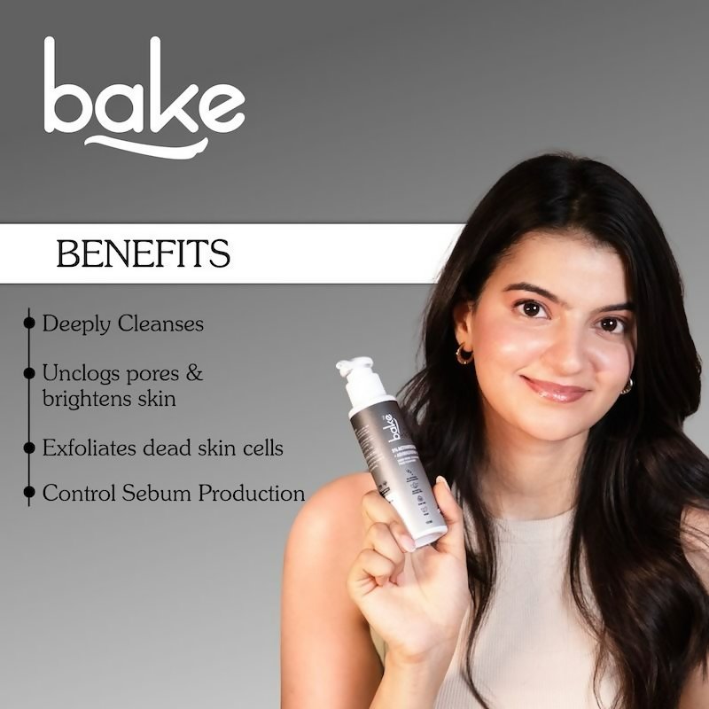 Bake 5% Activated Charcoal Face Cleanser - Vamzn#