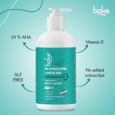 Bake 5% AHA Exfoliating Body Lotion SPF 30 - Vamzn#