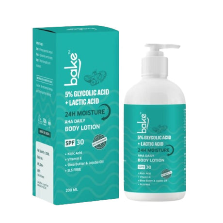 Bake 5% AHA Exfoliating Body Lotion SPF 30 - Vamzn#