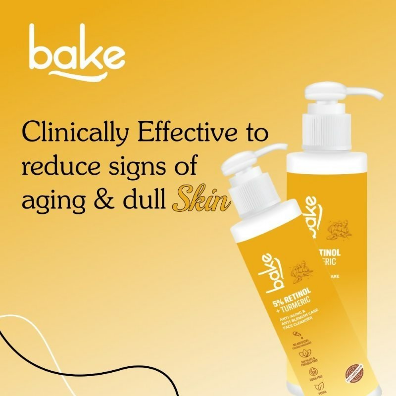 Bake 5% Retinol Face Cleanser - Vamzn#