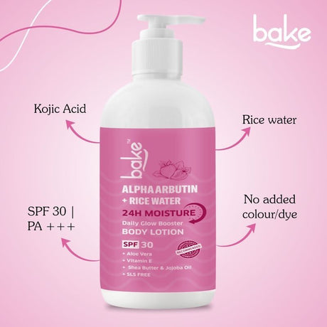 Bake Alpha Arbutin Body Lotion SPF 30 - Vamzn#