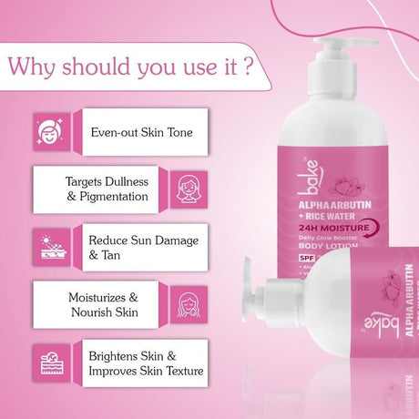 Bake Alpha Arbutin Body Lotion SPF 30 - Vamzn#