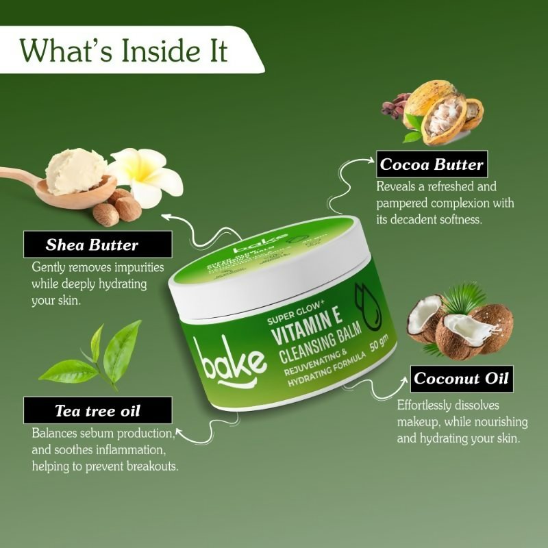 Bake Super Glow+ Vitamin E Cleansing Balm - Vamzn#