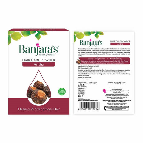 Banjara's Aritha Hair Care Powder - Vamzn#