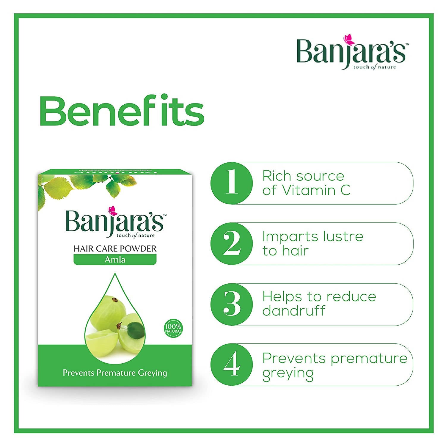 Banjara's Hair Care Powder Combo Pack - Vamzn#