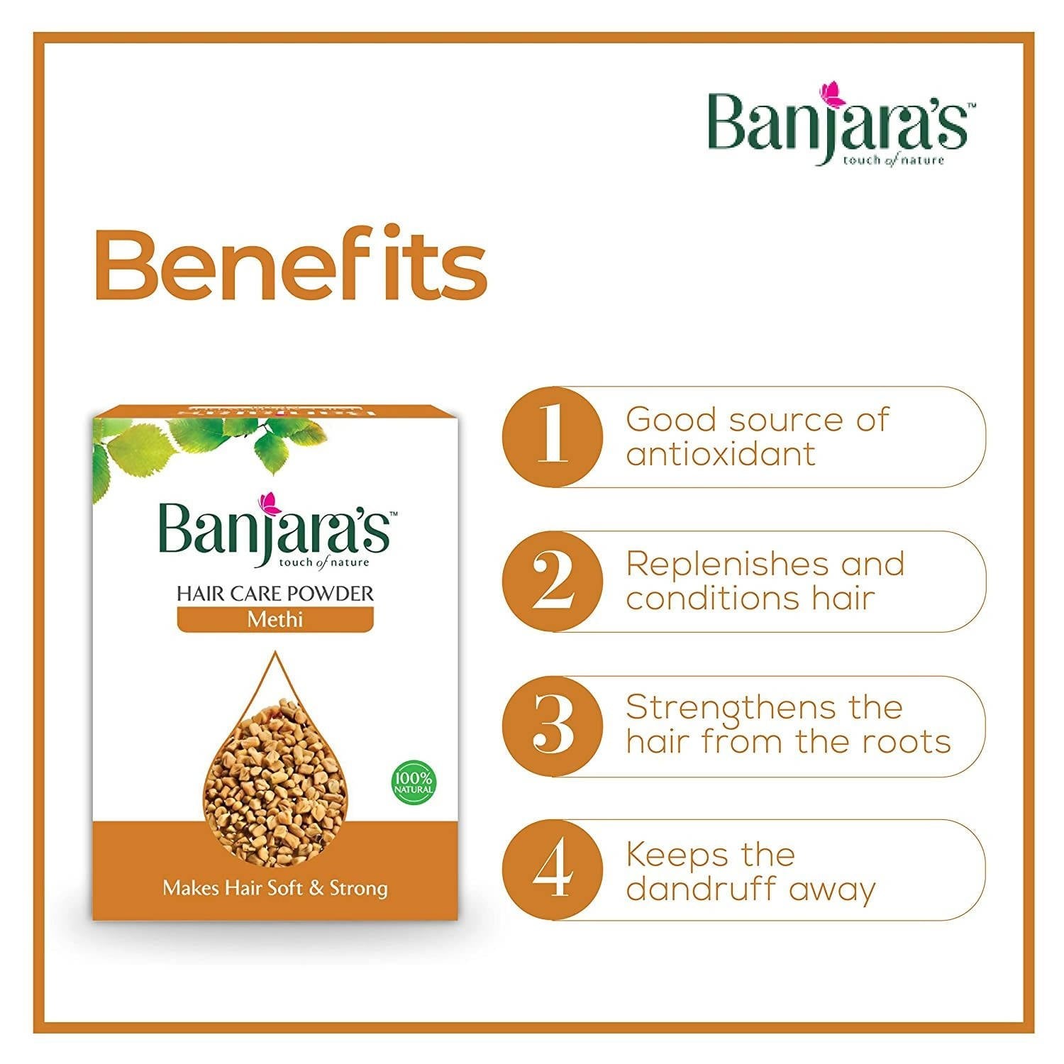 Banjara's Hair Care Powder Combo Pack - Vamzn#